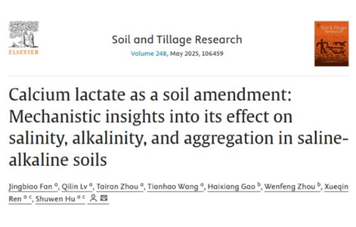 中国农大胡树文团队盐碱土改良理论研究取得系列成果（一）揭示盐碱土胶体微团聚体形成机制